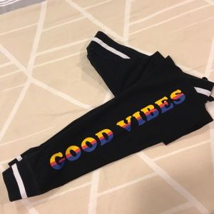 Good vibes yoga pants